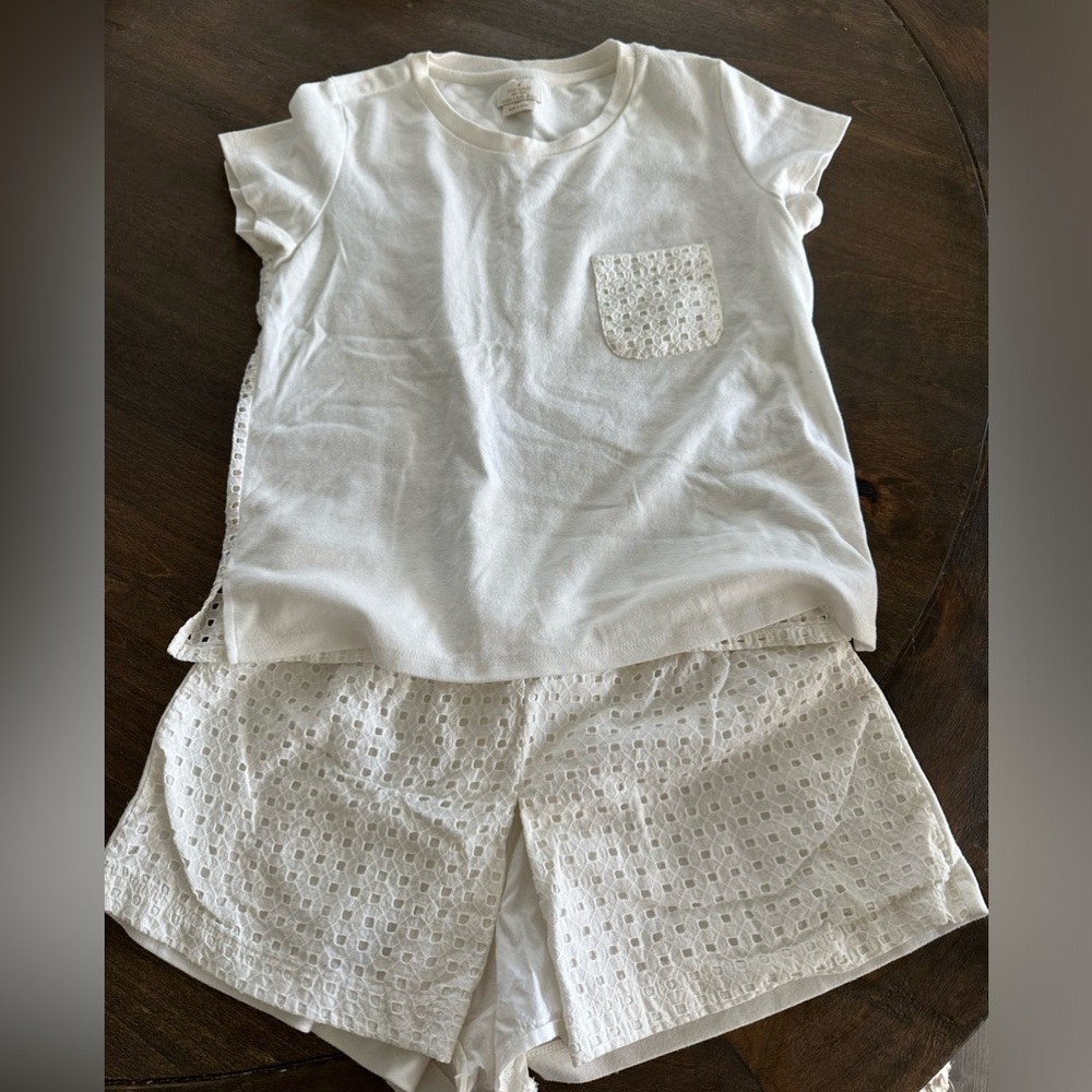 Kate spade white pajamas